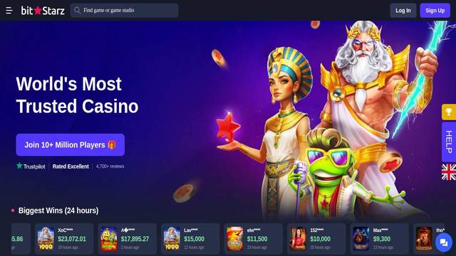 BitStarz casino screenshot